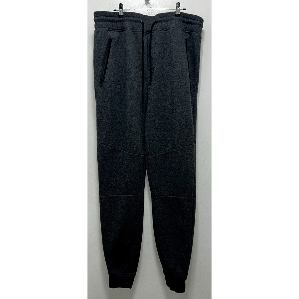 Rue21 Womens XL Stretch Cotton Gray Pull On Jogger Pants‎ w/ Zipper Pockets